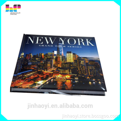 Cheap wholesale offset printing debossed fake leather hardcover book printer